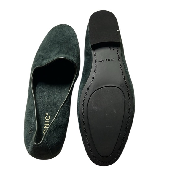 Vionic Blue Green Suede Loafers - Picture 4 of 5